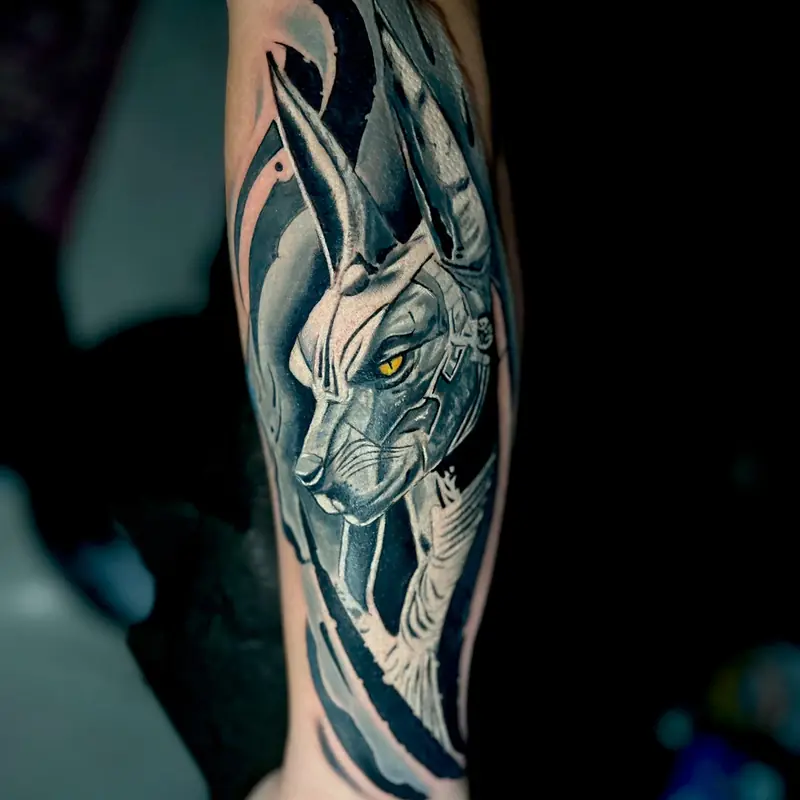 Anubis dövmesi